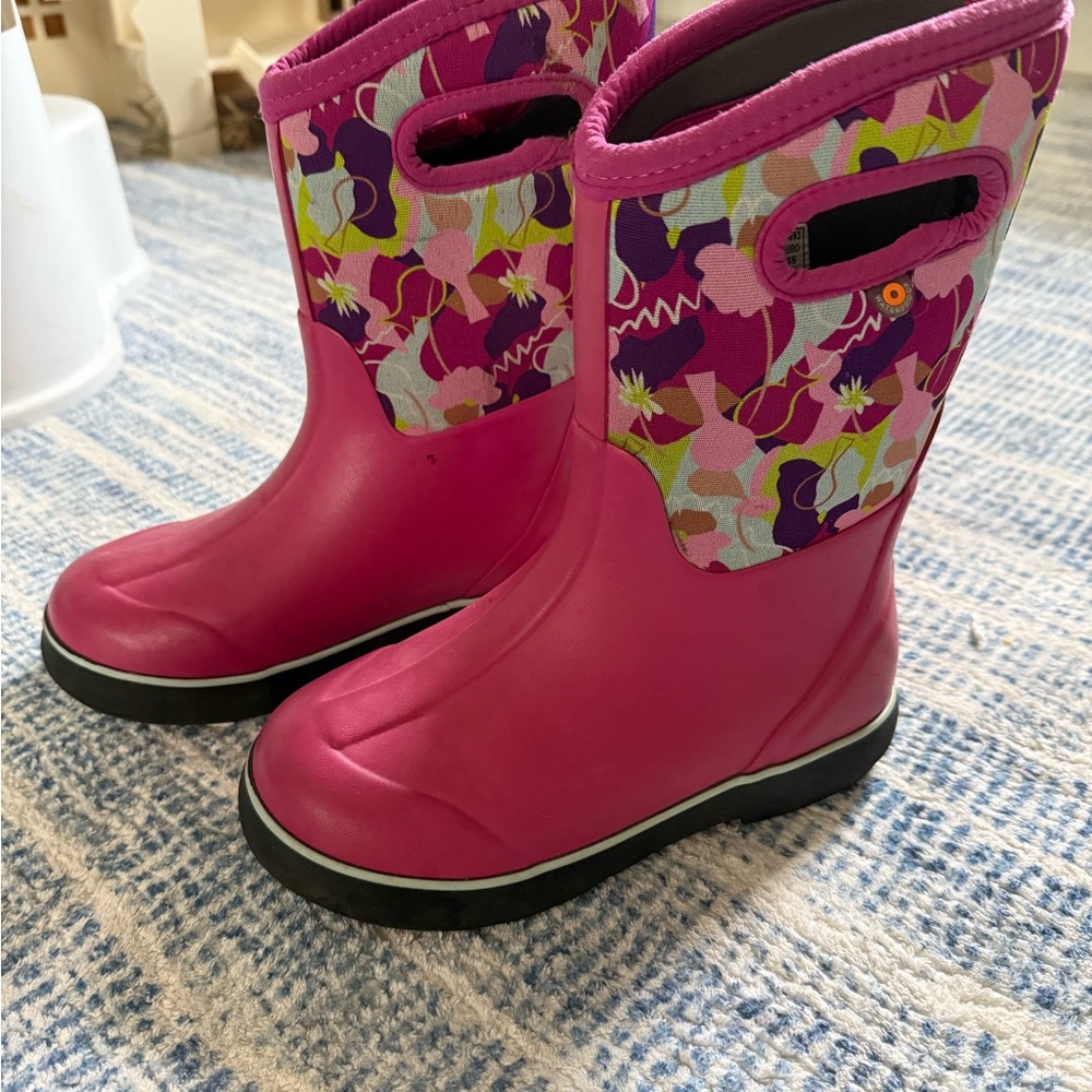 Bogs Pink and Purple Kids Boots